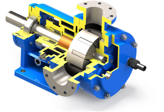高粘度泵(beng)結構圖