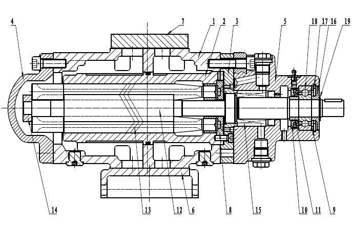三(san)螺杆泵結構(gòu)圖